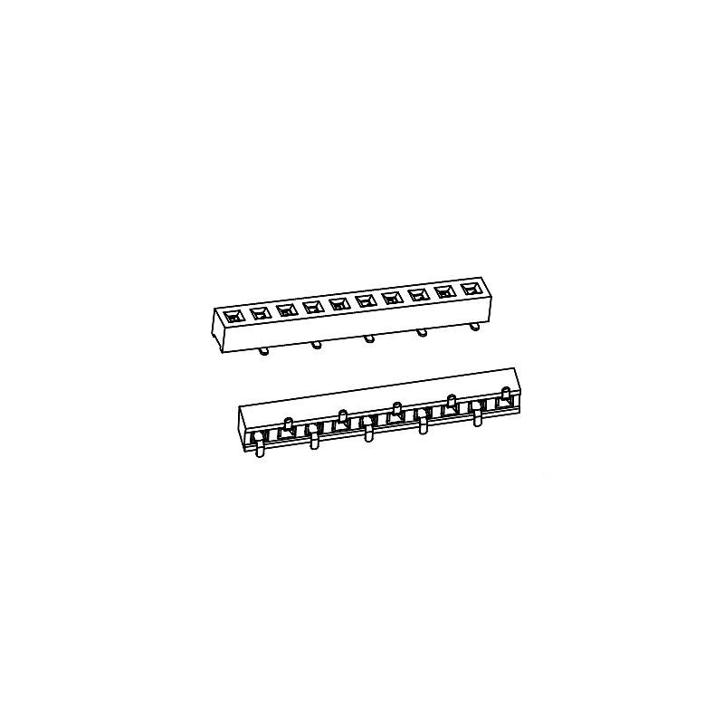 排母PH2.0*H2.2mm单排SMT系列